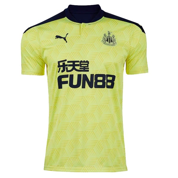 Camiseta Newcastle United Replica Segunda Ropa 2020/21 Amarillo